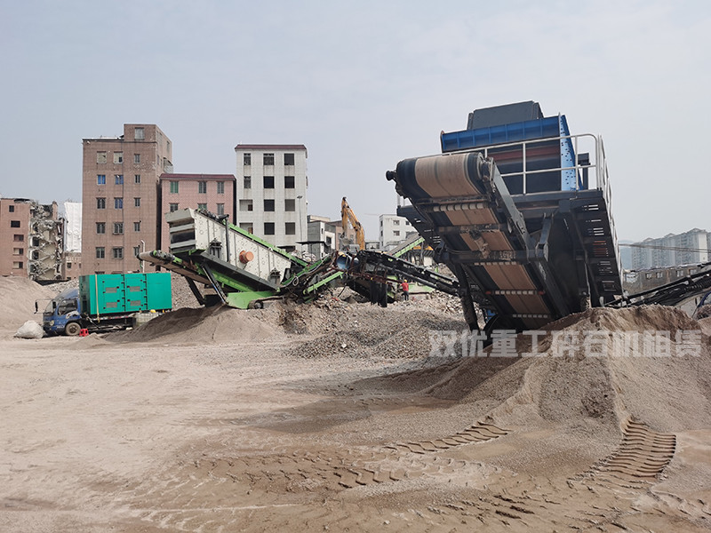 郑州双优移动式建筑垃圾再生利用设备 多少钱一套